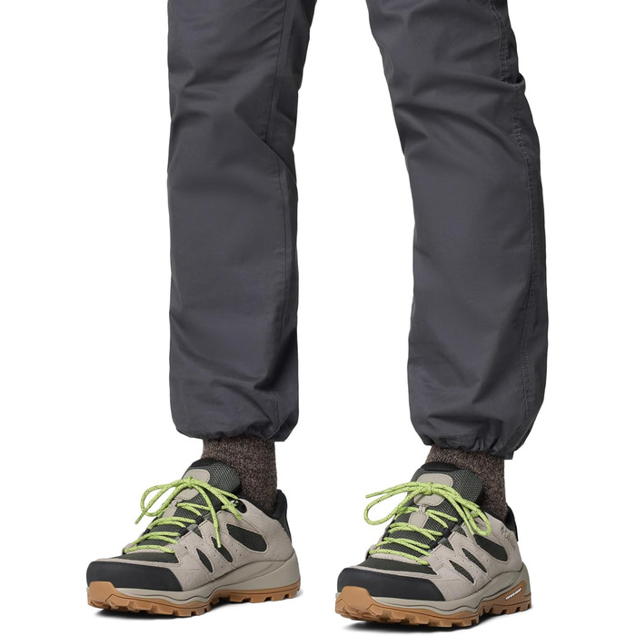 Чоловічі трекінгові черевики Columbia Redmond Iv Low Waterproof Mid Rise, 47 EU, Gravel Napa Green