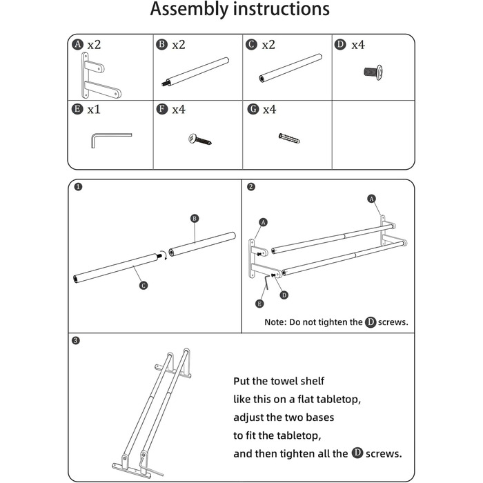 Тримач для рушників на стіну, 60 см, нержавіюча сталь, для ванної, спальні, кухні, щіткова нікель
