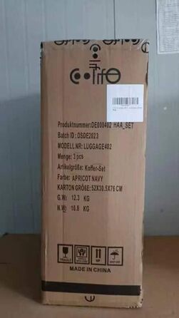 Валіза COOLIFE з жорстким корпусом, тріскачка, ручна валіза, валіза для подорожей з TSA-замком та 4 колесами (Зелений)