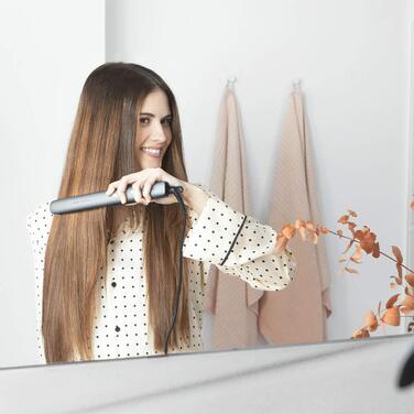 Випрямляч для волосся Cecotec Stijltang Bamba RitualCare 890 Titanium з титановими пластинами, регулюванням температури 140-200 ºC, автовимкненням, 3 м кабелю та захистом пластин з силікону