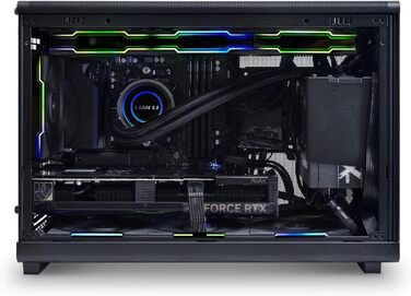 Корпус Lian Li DAN Cases A3 Wood Edition для ПК Micro-ATX з темперованим склом та дерев'яними вставками з чорного горіха