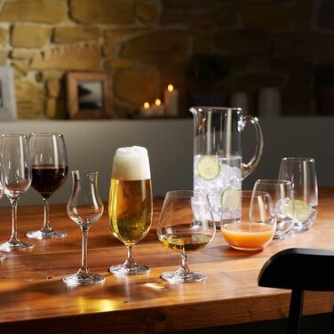 Villeroy & Boch – Entree Glass Tumbler Clear, Dishwasher-Safe, Carafe, Glass Carafe, Water Carafe, Pitcher, Bedside Table Glass Carafe, Transparent Pitcher, Transparent Jug, Crystal Glass