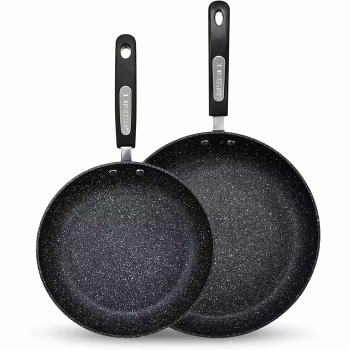 Scoville NEVERSTICK 2-Piece Fry Pan Set, 24 cm & 28 cm Fry Pans, Non-Stick Fry Pans, Fast Heat Conduction, Suitable for All Cooktops Including Induction, PFOA-Free