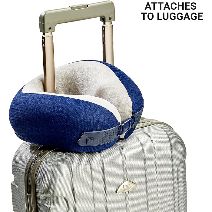 Подушка для шиї Go Travel Memory Dreamer, темно-синій, стандартний розмір