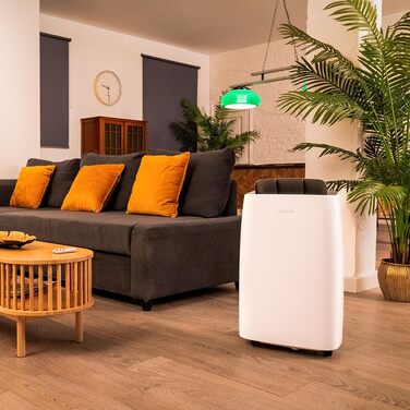 Зволожувач повітря Cecotec BigDry Series 2000: 750 мл/день, резервуар 0.6-2 л, 2 швидкості, 2 режими, площа до 25 м², функція очищення. (2000 Essential), білий