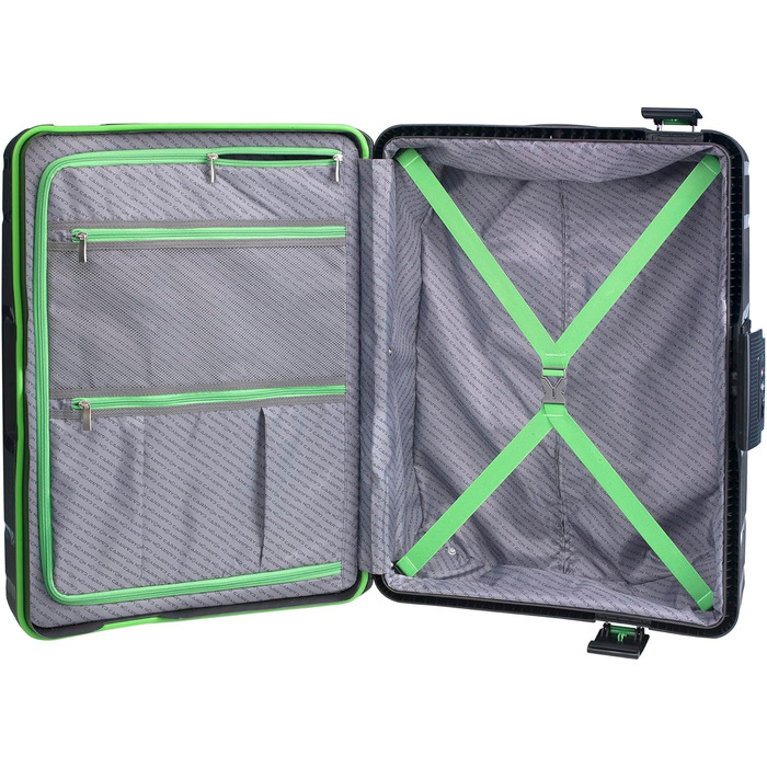 Чемодан CarryOn Steward Hartschalen Mittelgroßer 65см з TSA замком (сірий, середній)