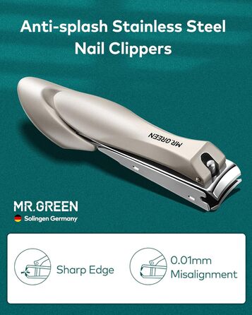 Набір для манікюру та педикюру Mr.GREEN 12 в 1 з нержавіючої сталі, професійний, з кейсом