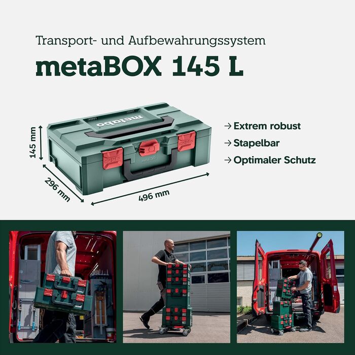 Акумуляторна сучкоріз Metabo MS 18 LTX 15 (18V) для обрізки дерев, шина 15 см, без АКБ та зарядного пристрою, у кейсі metaBOX