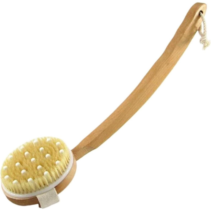 CambOs Bath Brushes for Women, Boar Bristle, Long Handle, Bath Brushes for Men, Shower Brushes, Bath Accessories