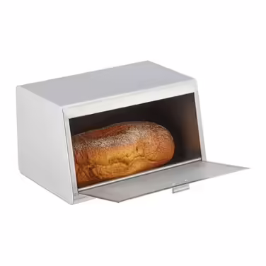 Relaxdays Stainless Steel Bread Box