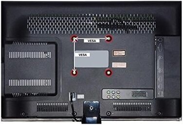 Настінний кронштейн для телевізора Maclean MC-667N, універсальний для OLED, QLED, LED, LCD, Plasma (13-42 дюйми), до 25 кг, VESA 50x50-200x200 мм, з нахилом, відстань від стіни 53 мм