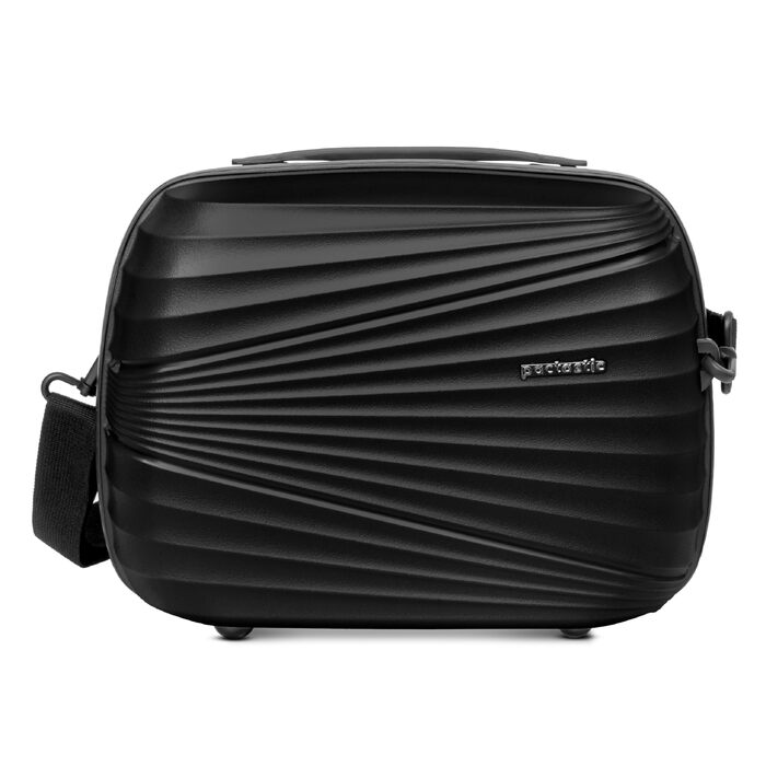 Набір ультралегких валіз Pactastic з жорстким корпусом, 3 предмети, Black Metallic, розмір XS