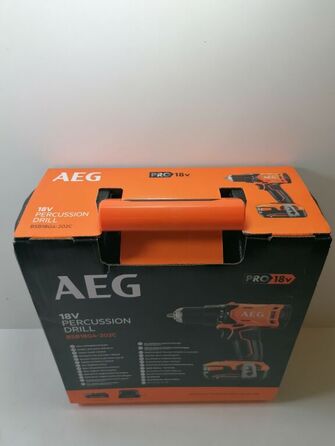 Ударний дриль-шурупокрут AEG 18V з 2 акумуляторами по 2Аг