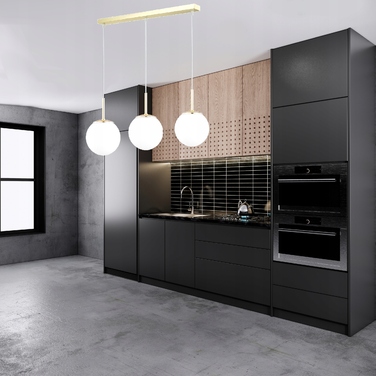 Підвісна люстра Elko-Lighting Milo Gold на 3 цоколі E27