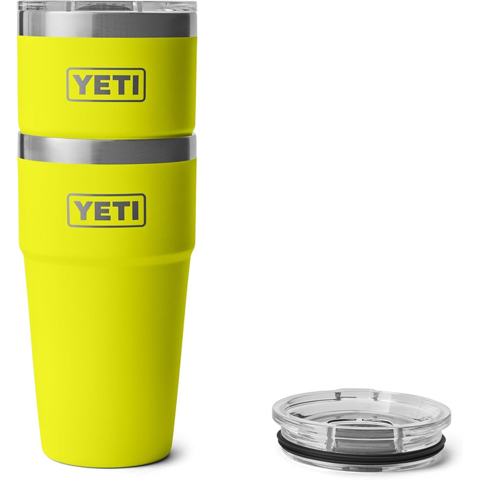 Термос YETI Rambler 20 oz (591 мл) з кришкою MagSlider, Firefly Yellow