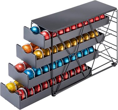 Організатор для капсул Nespresso Vertuo – 3-ярусний ящик для 60 капсул
