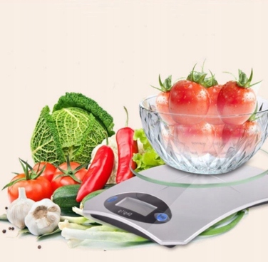 Кухонний ваги Kamille, сріблястий/сірий, 5 кг