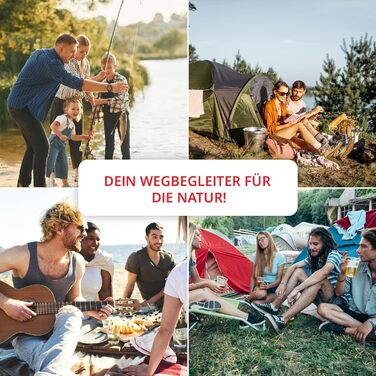 Складний кемпінговий стіл Grafner Ultra Leicht 53.5x50x50 см, вуглецева сталь, чорний - портативний стіл для пікніка, фестивалів та відпочинку на природі