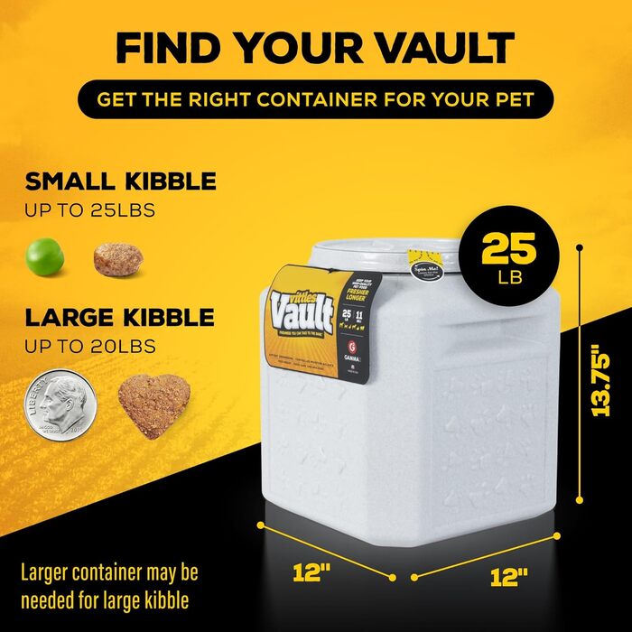 Контейнер для корму Gamma2 Vittles Vault Outback, 11,3 кг, герметичний
