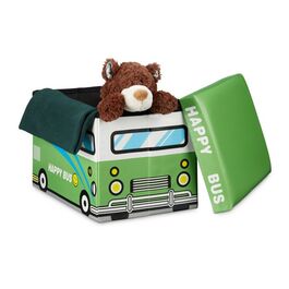 Складаний ящик для іграшок Relaxdays з місцем для зберігання