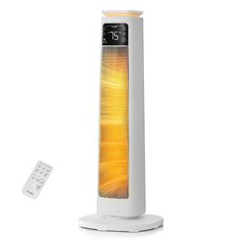 Керамічний обігрівач повітря PTC 2000W з пультом, таймером та ECO-режимом, безшумний електричний конвектор для дому та офісу
