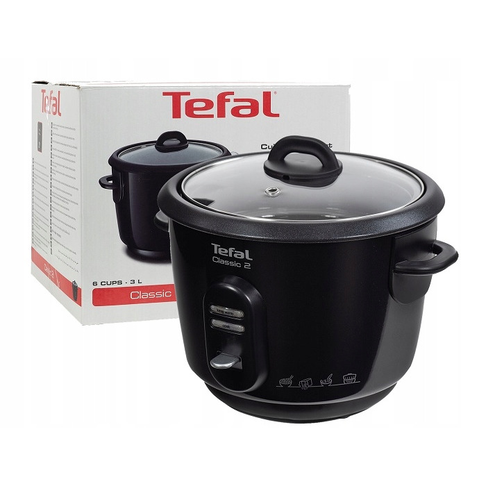 Рисоварка Tefal Classic 2, 3 л, 500 Вт, чорна