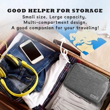 Чоловіча/жіноча косметичка для подорожей з гачком, велика, фіолетового кольору