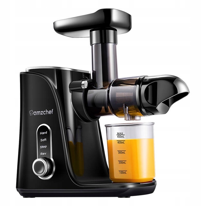 Горизонтальна шнекова соковижималка Amzchef GM3001-BK 150 Вт