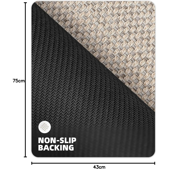 Килимок для дому COLOR&GEOMETRY Klein Schmutzfangmatte, 43x75 см, бежевий