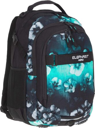 Рюкзак дитячий Elephant HERO SIGNATURE Flower, блакитно-чорний градієнт