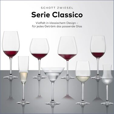 Бокали для Мартіні SCHOTT ZWIESEL Classico, набір 6 шт., кришталь Tritan, Німеччина