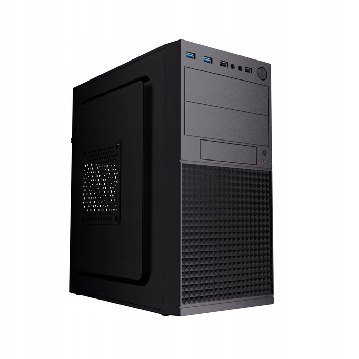 Корпус для офісного комп'ютера Gembird Fornax K300 microATX Mini-ITX, чорний