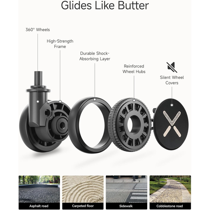 Чемодан-валіза LUGGEX з відділом для ноутбука – Розширюваний жорсткий кейс з полікарбонату з TSA-замком (56x38x24 см) (Зелений)