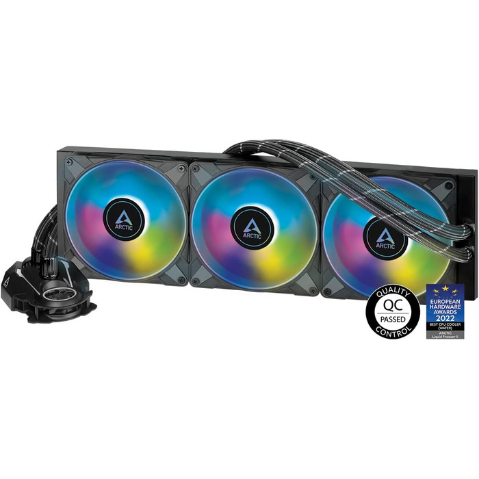 ARCTIC Liquid Freezer II 420 A-RGB - Повнорозмірна система водяного охолодження CPU з RGB, LGA1700, 200-1900 RPM
