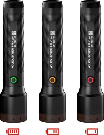 Налобний ліхтар Ledlenser чорний + ліхтарик P7R Core, комплект