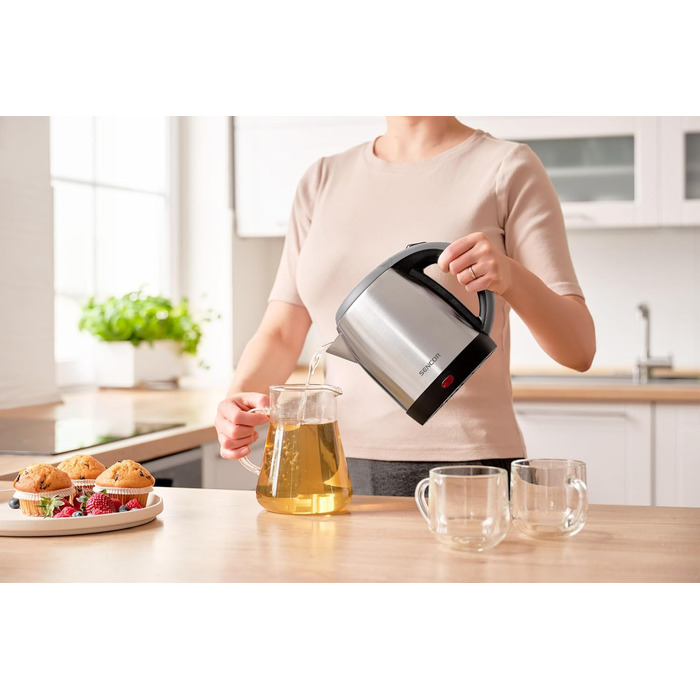 Електричний чайник SENCOR SWK 2727MB, 1.2 л, чорний