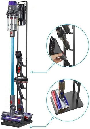 Підставка для пилососів Dyson V6, V7, V8, V10, V11, V12, V15, DC30, DC31, DC34, DC35, DC58, DC59, DC62, DC74 - аксесуар для бездротового пилососа