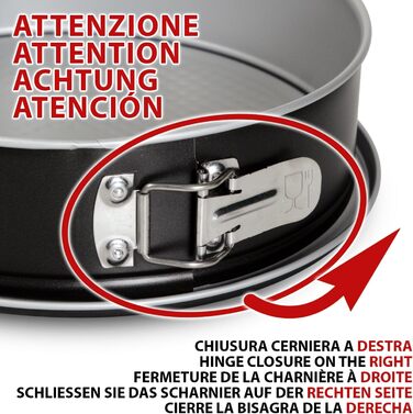 Форма для випічки 26 см Boden, сталева з подвійним антипригарним покриттям, чорна