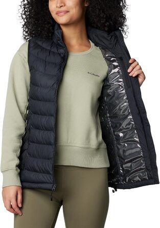 Колубія Powder Lite Vest - тепла степвеста для жінок (XL, Чорний)