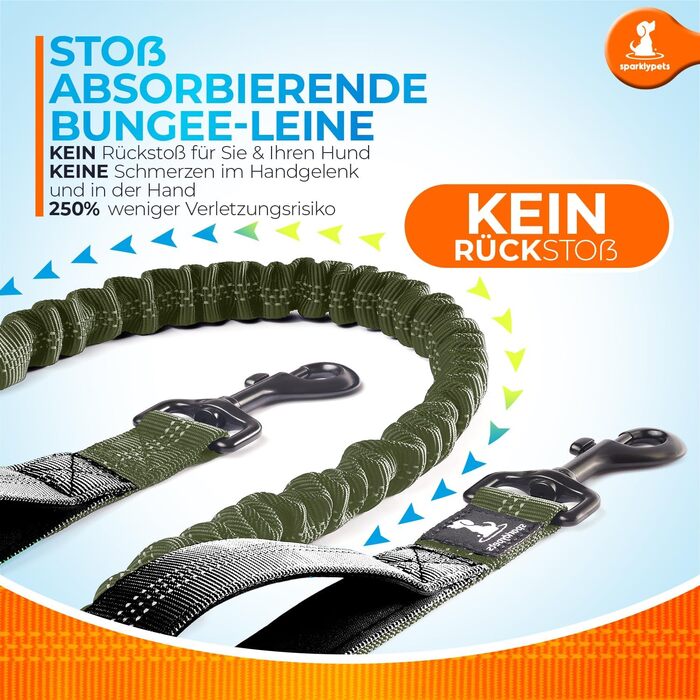 Спортивна повідкова система для собак Active Waist Leash від SparklyPets - для прогулянок без рук, для середніх та великих порід. Комплект: тримач для телефону, знімний контейнер для відходів, кишеня для ласощів та тримач для пляшки.