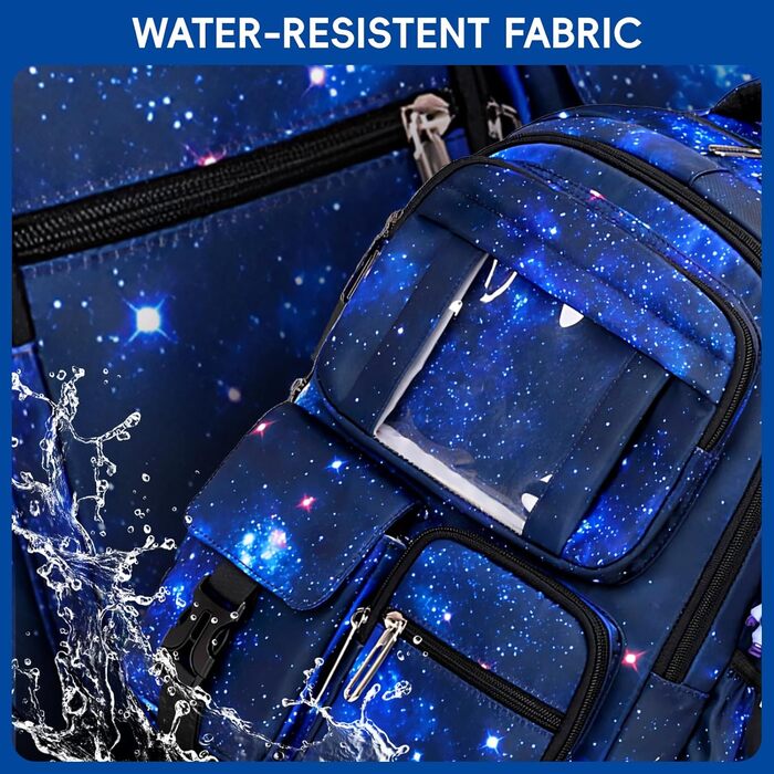 Шкільний рюкзак для хлопчика, дихаючий, 1-5 клас, для початкової та середньої школи, темно-синій