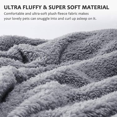М'яка ковдра для домашніх тварин з флісу, Sherpa, плюшева, для собак, котів, цуценят, 152x127 см