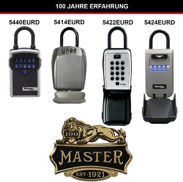 Сейф для ключів Master Lock з додатковою безпекою, зовнішній, 13.2 x 10.5 x 4.6 см, ключовий сейф (на дужці)