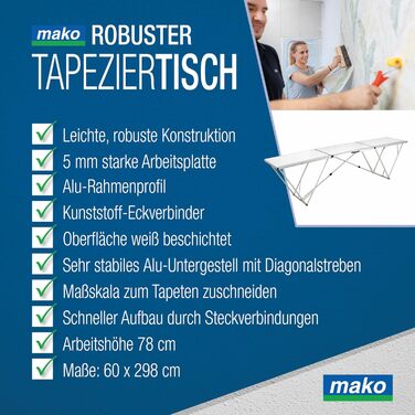 Складний алюмінієвий стіл для кемпінгу з 4 табуретами - 298x60x78 см, стільниця MDF 5 мм, регульована висота, легкий, антикорозійний