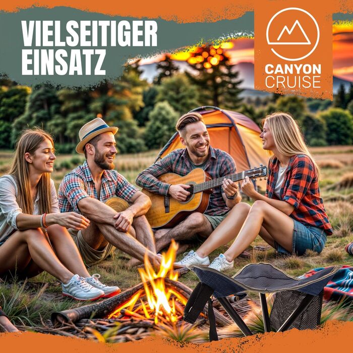 Зручний складаний стільчик для кемпінгу та риболовлі (1 шт.)