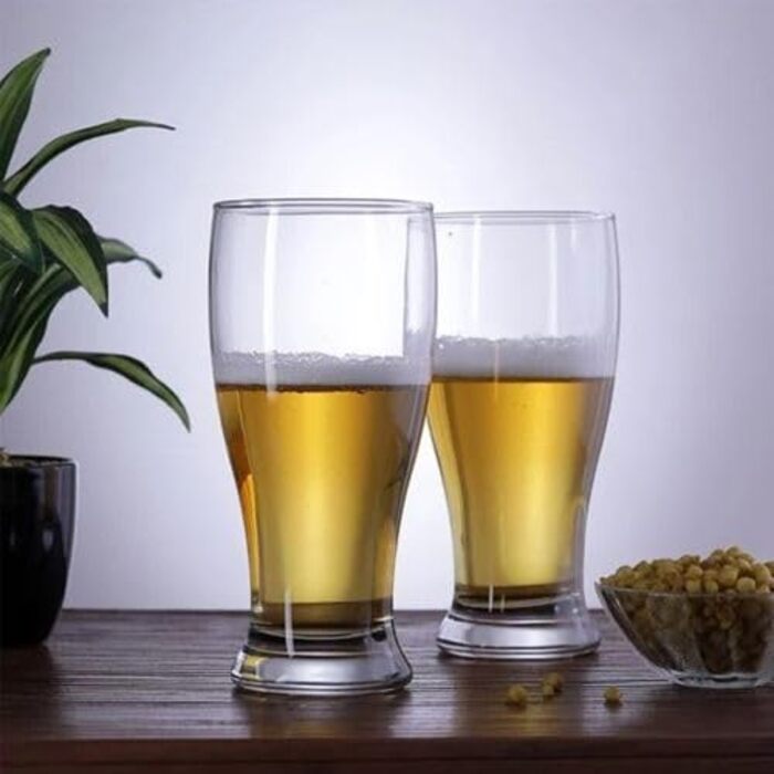 Набір пивних келихів NORDIC SCHILLER Premium Pint 6 шт, 570 мл, без свинцю, для пшеничного пива, Pilsner