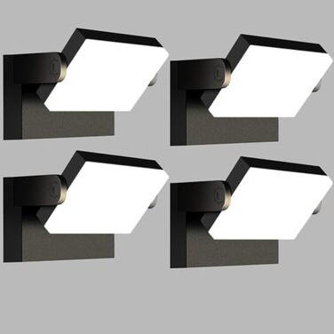 Зовнішнє LED-світильник Kingwen 40W, 3000K, поворотний на 360°, IP65, чорний. Підходить для гаража, тераси, внутрішнього та зовнішнього використання.