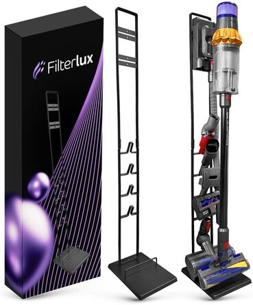 Підставка для пилососа Dyson: настінна, без свердління, для моделей V7, V8, V10, V11, V12 Slim, V15, V15s, Gen5. FILTERLUX®