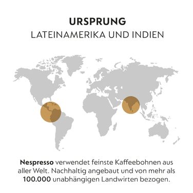 Кава Nespresso Original Stockholm Lungo, 100 капсул, темне обсмаження, сумісна з оригінальними капсульними машинами Nespresso