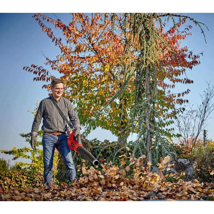 Einhell Professional Cordless Leaf Blower GP-LB 36/210 Li E-Solo Power X-Change (Lithium-Ion, 816m³/h blowing performance, turbo switch, 3-stage + detachable pipe, without battery and charger)